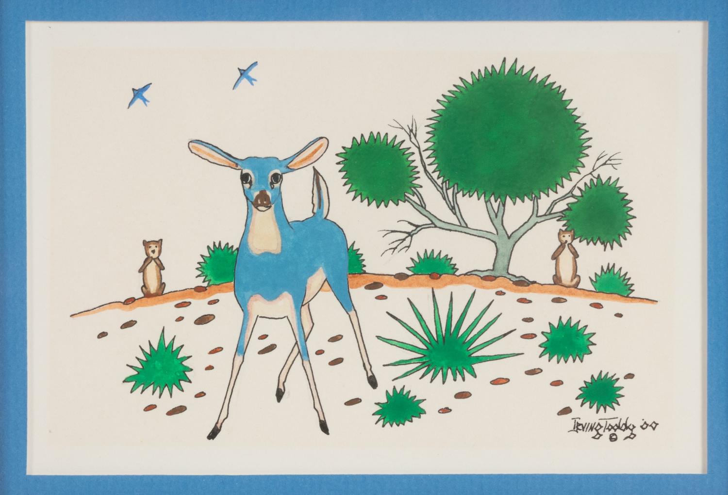 untitled, Blue Deer