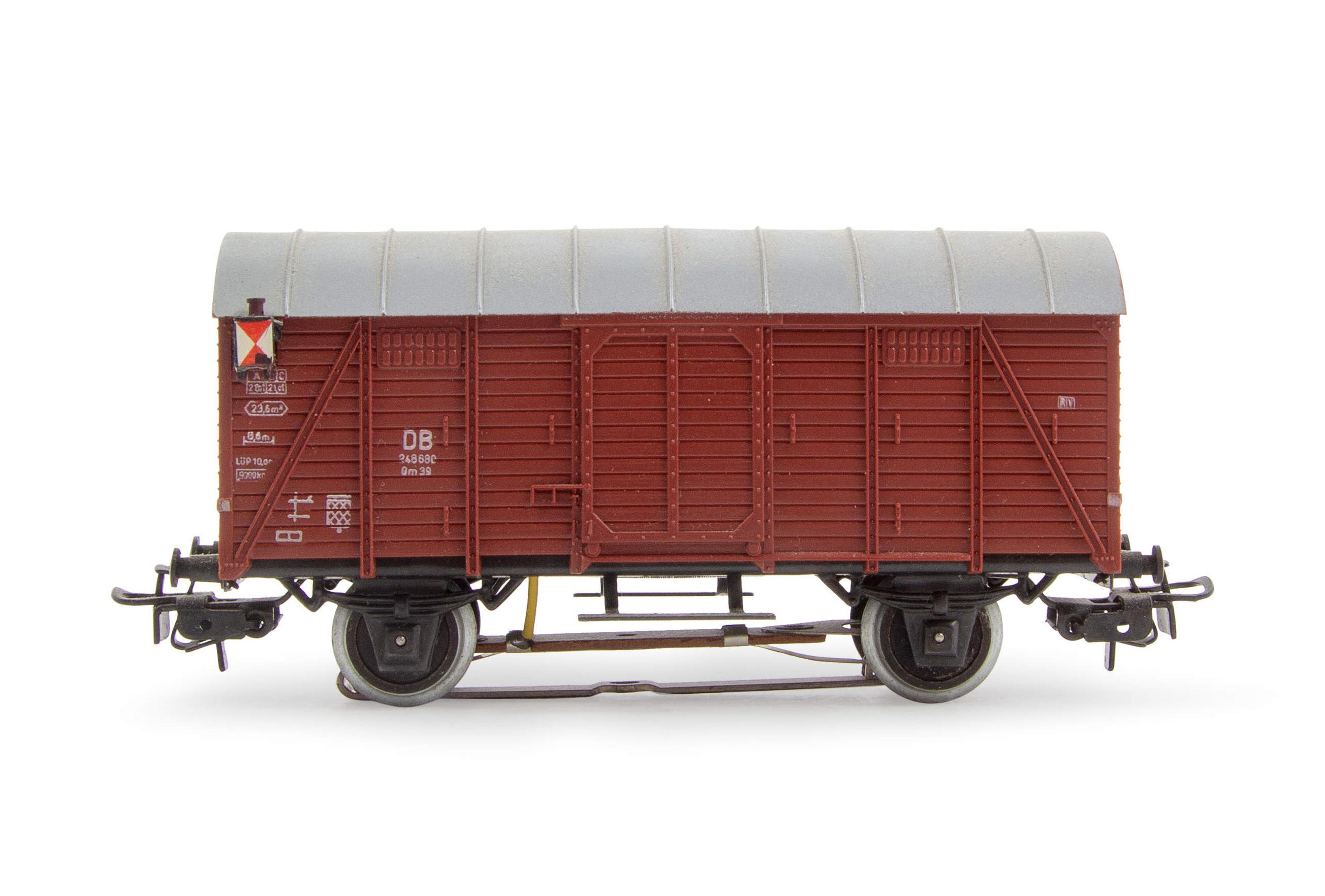 A Group of Polychrome Model Trains