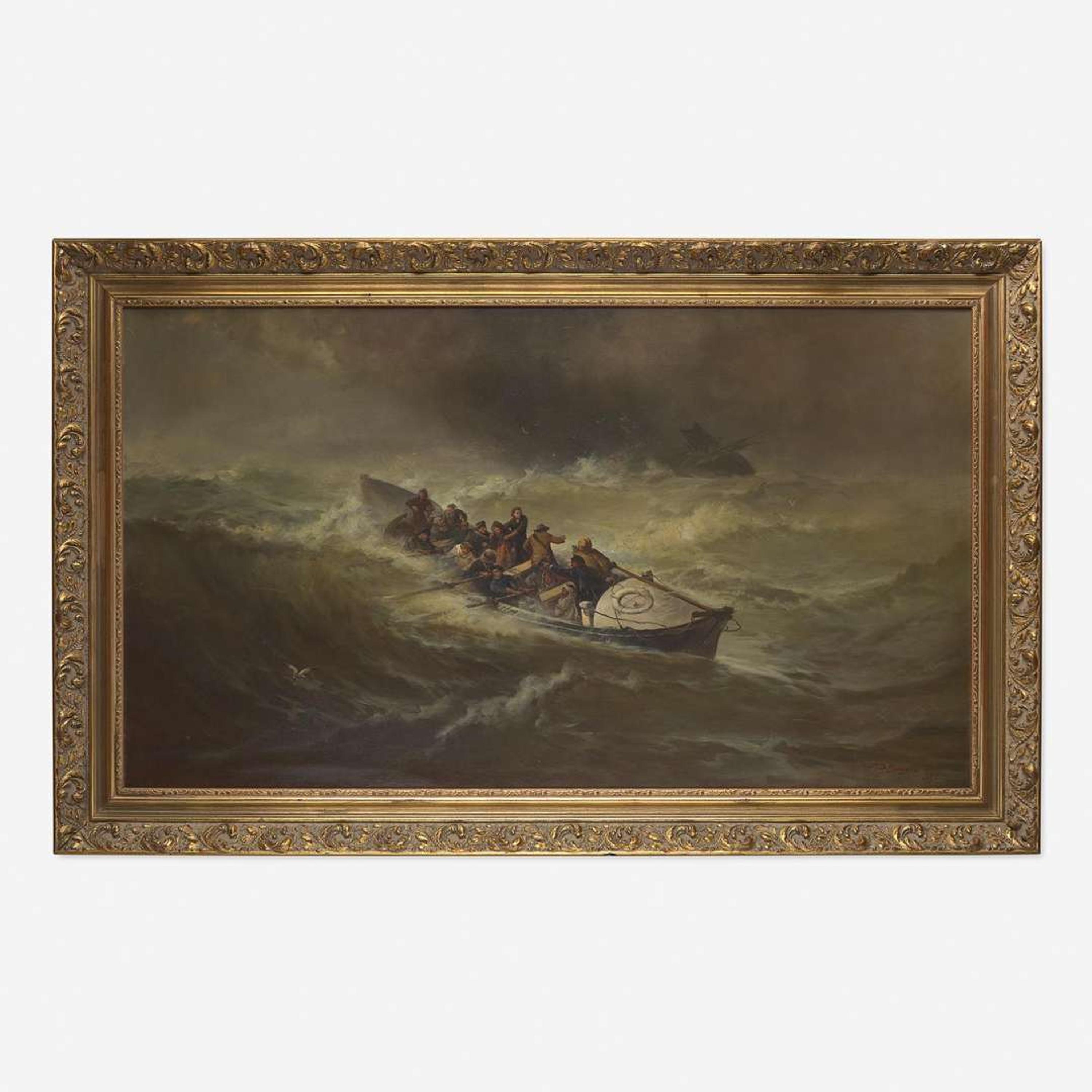 Franklin Dullin Briscoe (American, 1844-1903) Perils of the Sea