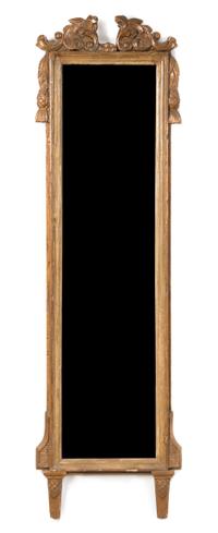 A Continental Giltwood Pier Mirror Height 43 inches.
