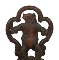 A Black Forest Carved Wood Child's Chair