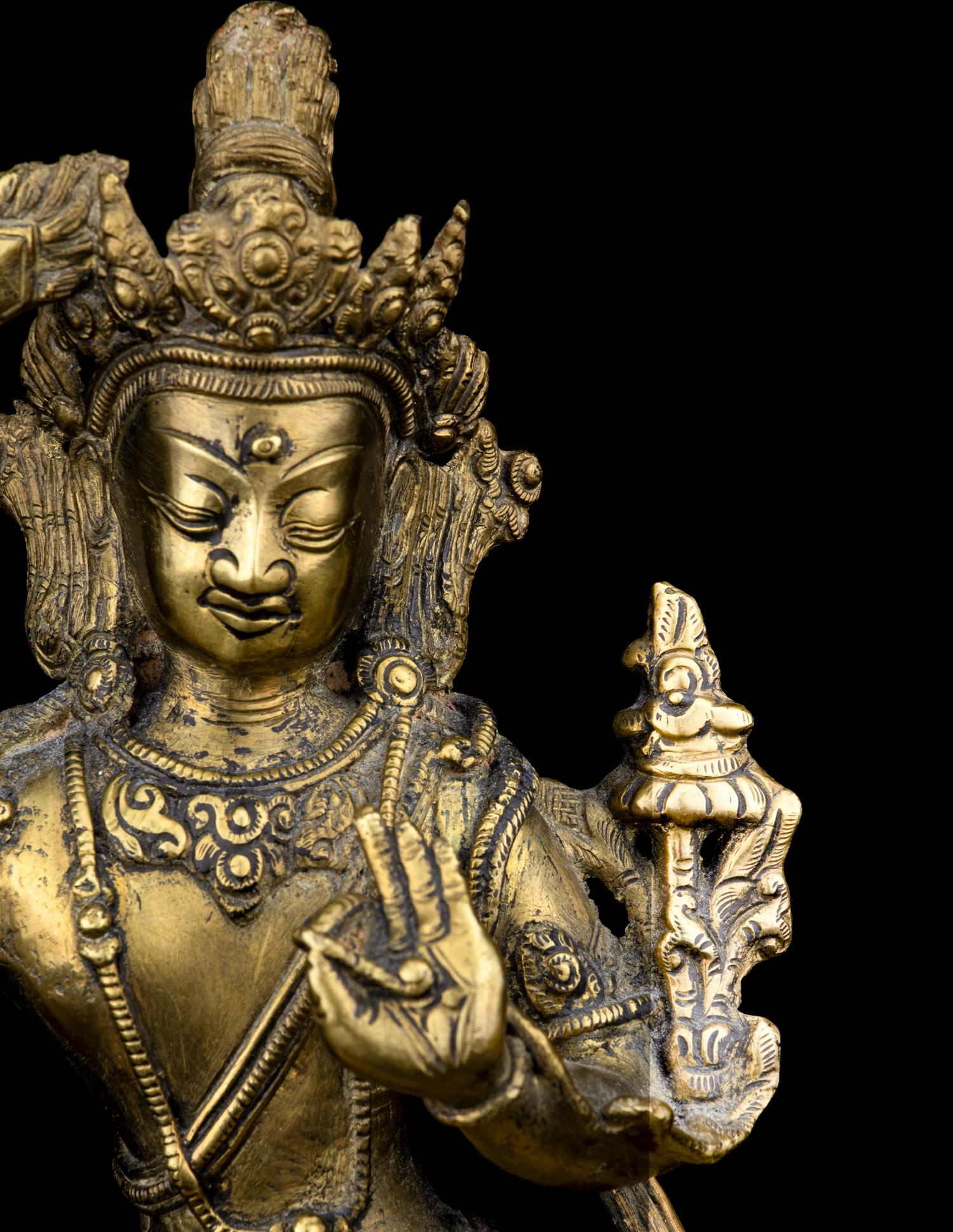 Three Sino-Tibetan Bronze Figures