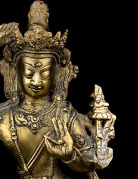 Three Sino-Tibetan Bronze Figures