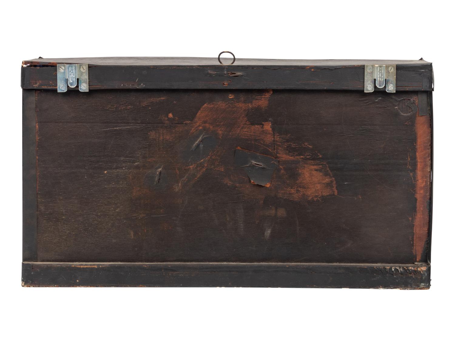 A Taxidermy Trout in a Shadowbox Frame