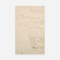 [Presidential] [Lincoln, Abraham] [Powell, George May] Group of 3 Manuscript Documents