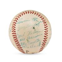 A 1956 Rochester Red Wings Team Signed Autograph Baseball
