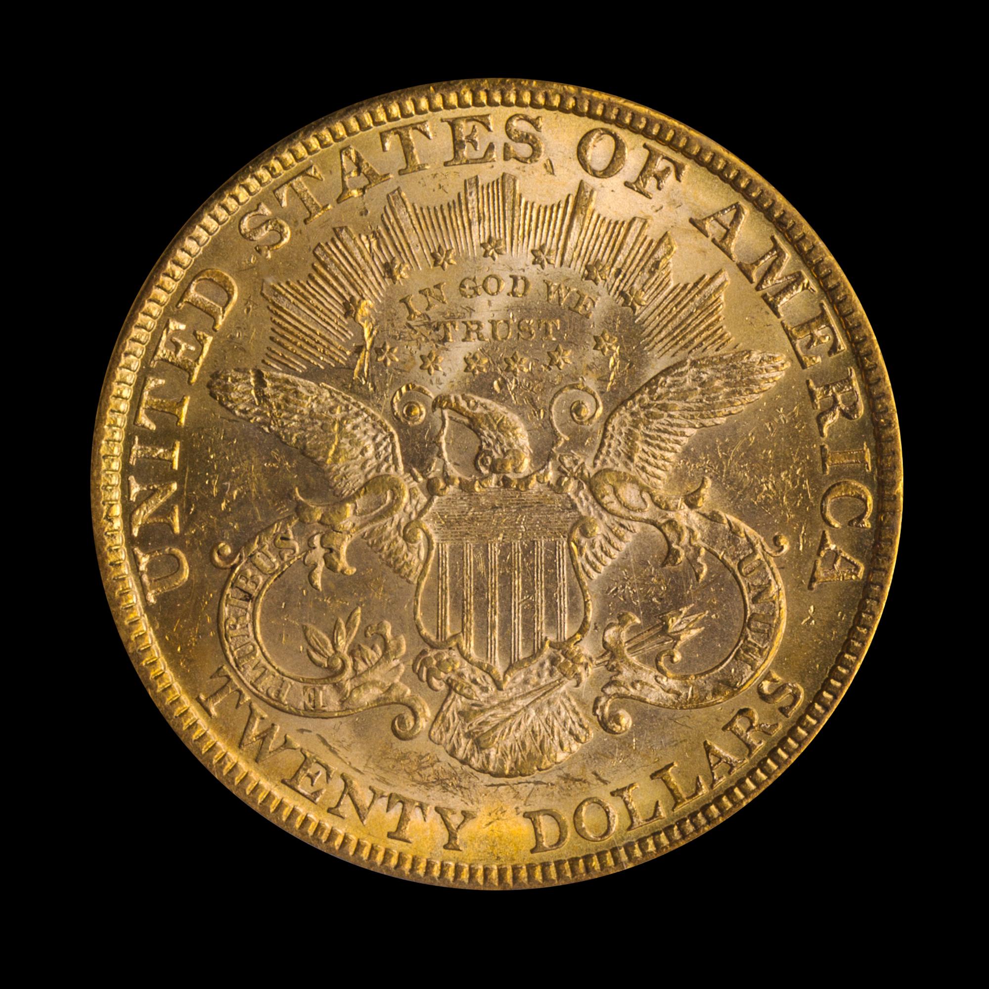 A United States 1877 Liberty Head $20 Gold Coin