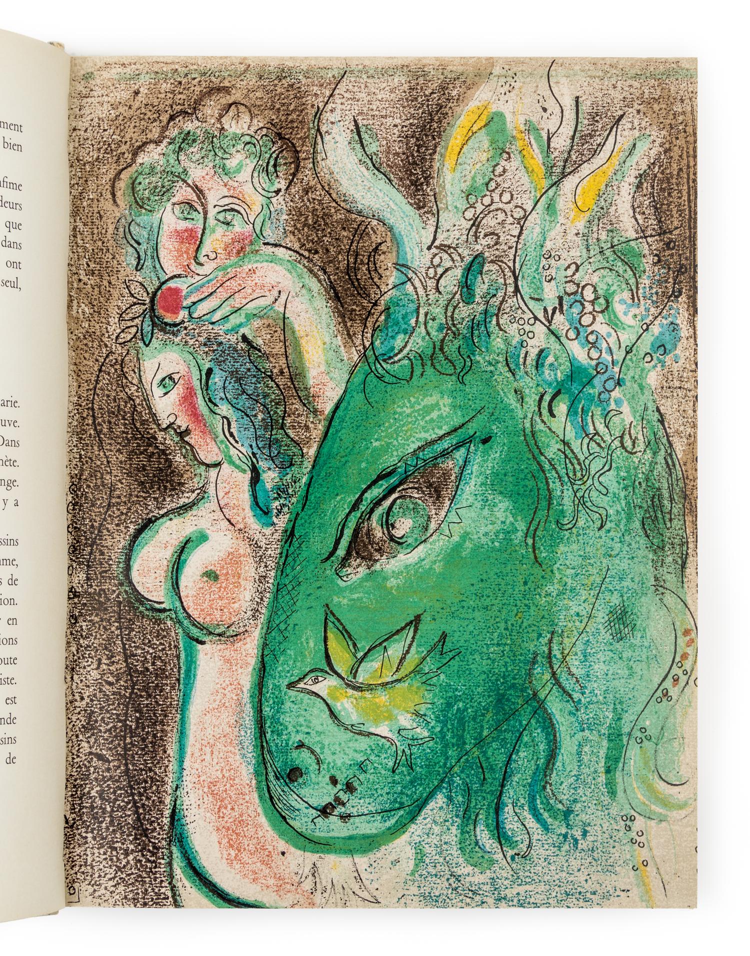 CHAGALL, Marc (1887-1985). Dessins Pour la Bible. Verve vol. X, nos. 37-38. Paris: Editions de la Revue Verve, 1960.