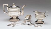 Silver creamer charles a. burnett, alexandria, va (1793-1796), and georgetown, dc (1796-c.1840)