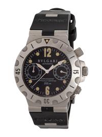 BVLGARI, REF. SC38S 'DIAGONO' CHRONOGRAPH WATCH