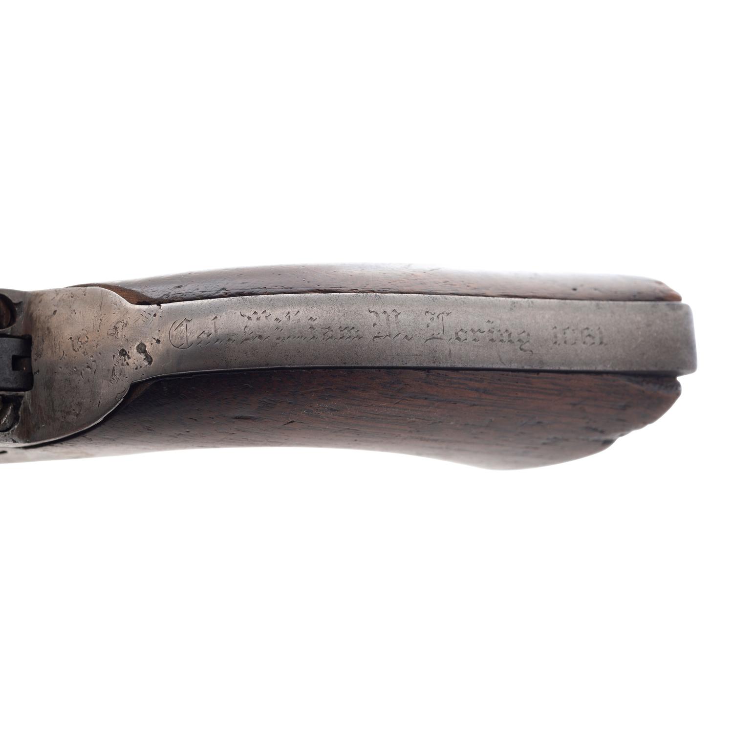Colt Model 1851 "Navy-Navy" Revolver Inscribed to Confederate Col. William W. Loring