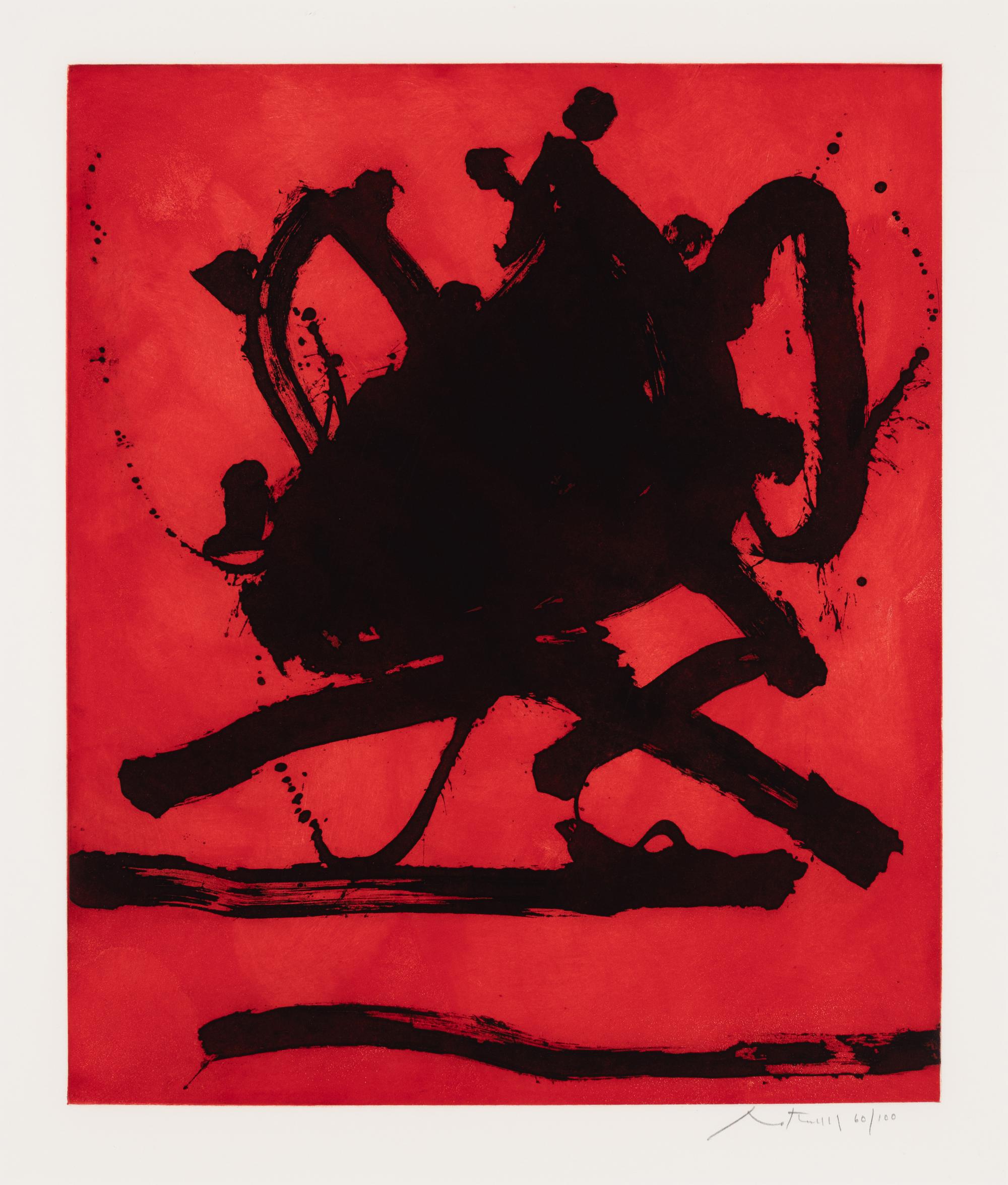 Robert Motherwell (American, 1915–1991) — Red Sea II , 1979