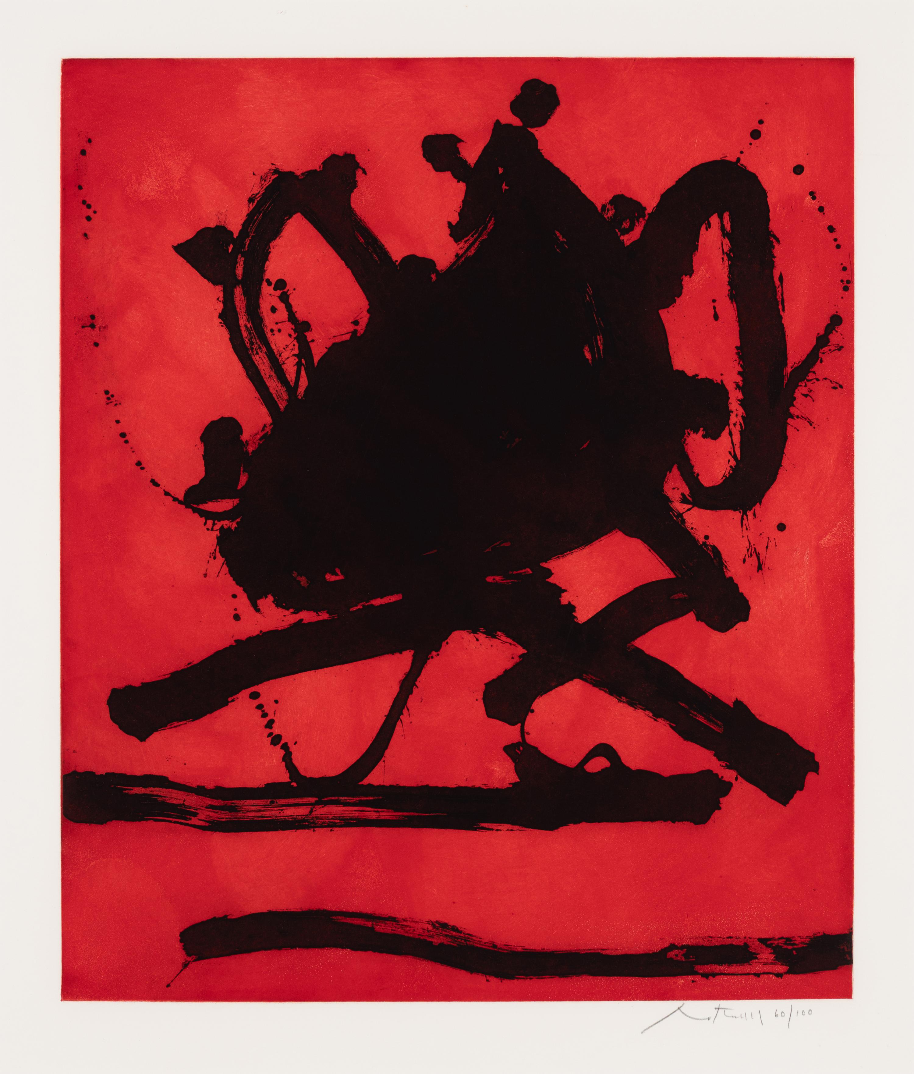 Robert Motherwell (American, 1915–1991) — Red Sea II , 1979