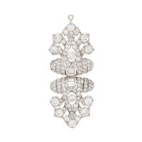 Diamond and Platinum Pendant