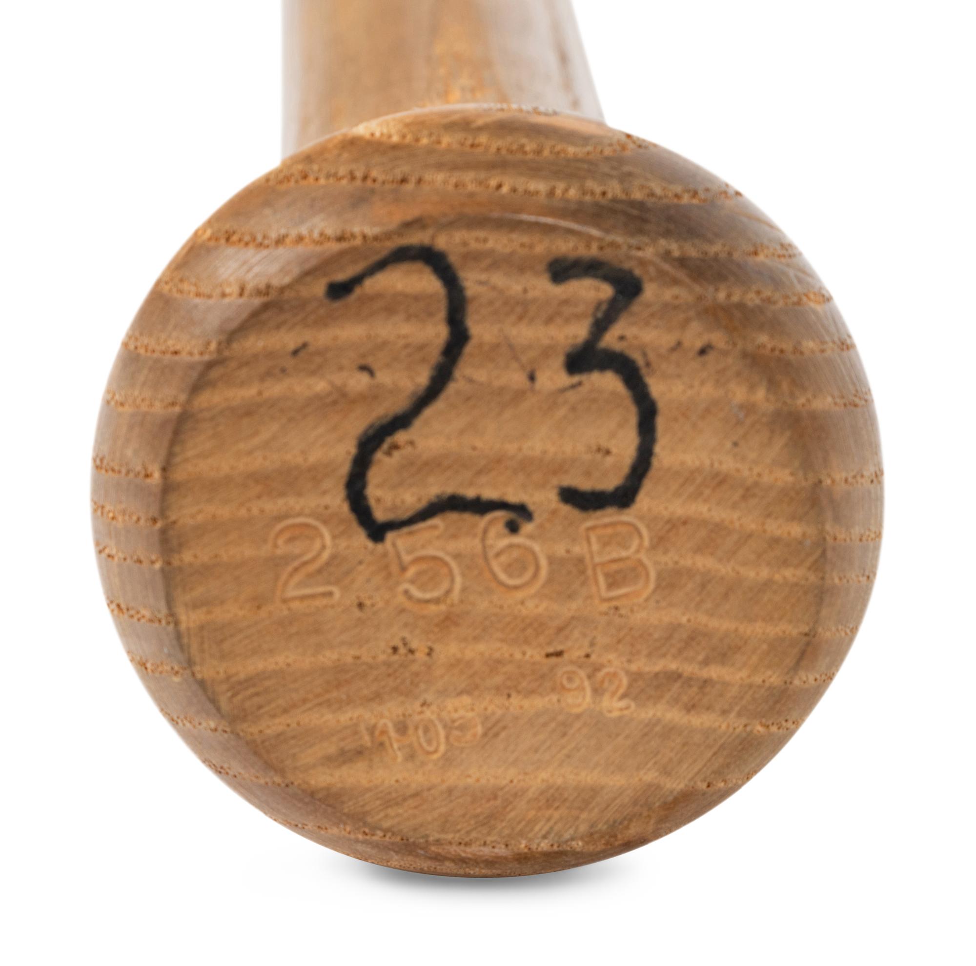 A 1992 Ryne Sandberg Signed Autograph Game Issued Baseball Bat (PSA Certified),