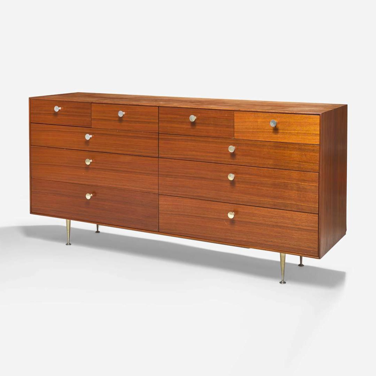George Nelson (American, 1908-1986) Thin Edge Double Chest of Drawers, Herman Miller, USA, circa 1950s