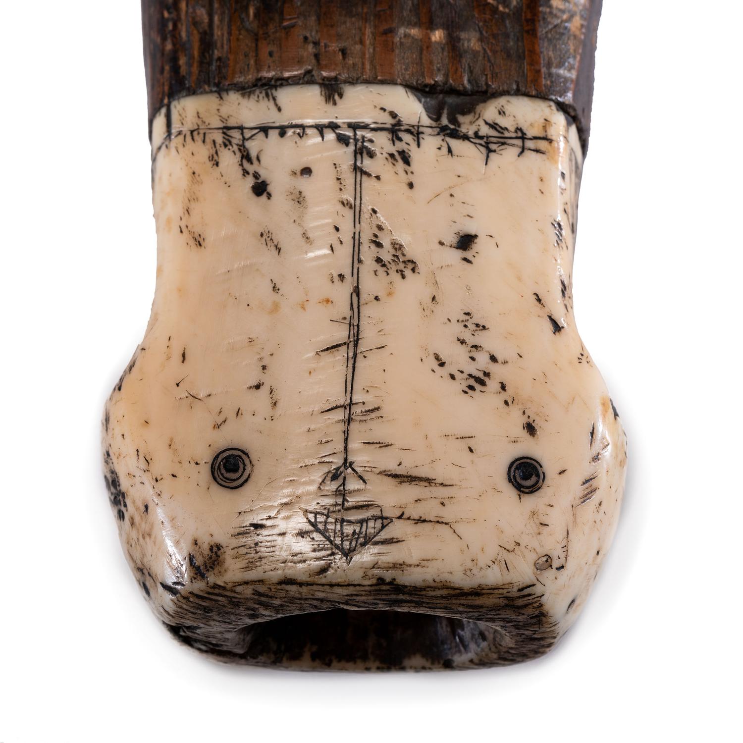 Iñupiat Decorated Harpoon, Cutdown
