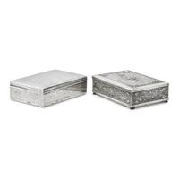 Two Silver Table Boxes