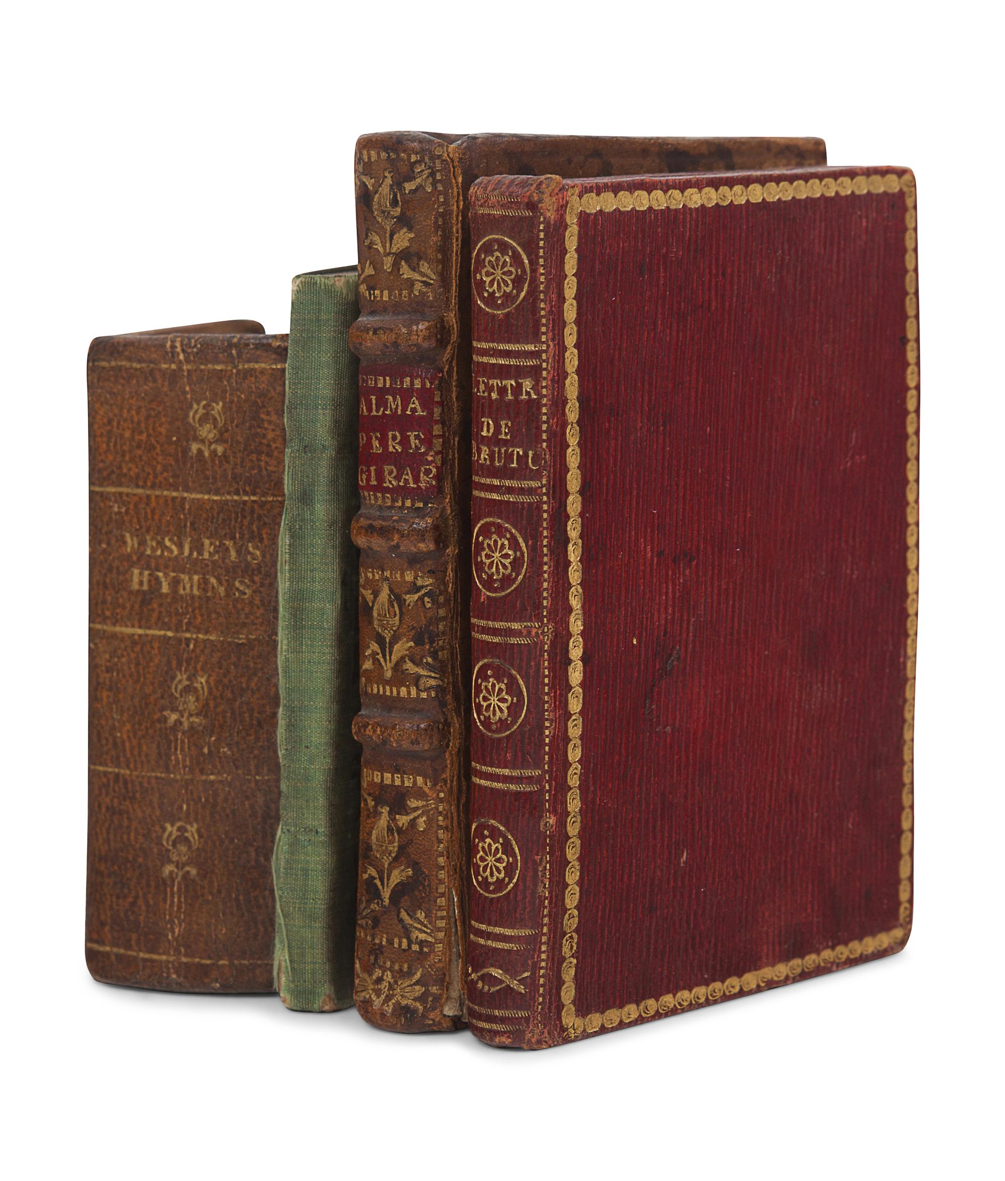 [MINIATURE BOOKS]. A group of 4 miniature books, comprising: