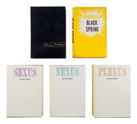 MILLER, Henry (1891-1980). The Rosy Crucifixion: Sexus/Nexus/Plexus. New York: Grove Press, Inc., 1965.