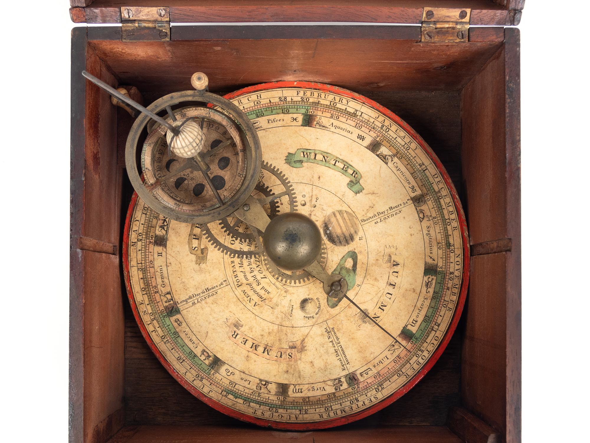 A George III Portable Table Orrery