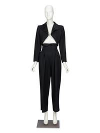 Yves Saint Laurent Rive Gauche, Tuxedo Pantsuit & Bustier