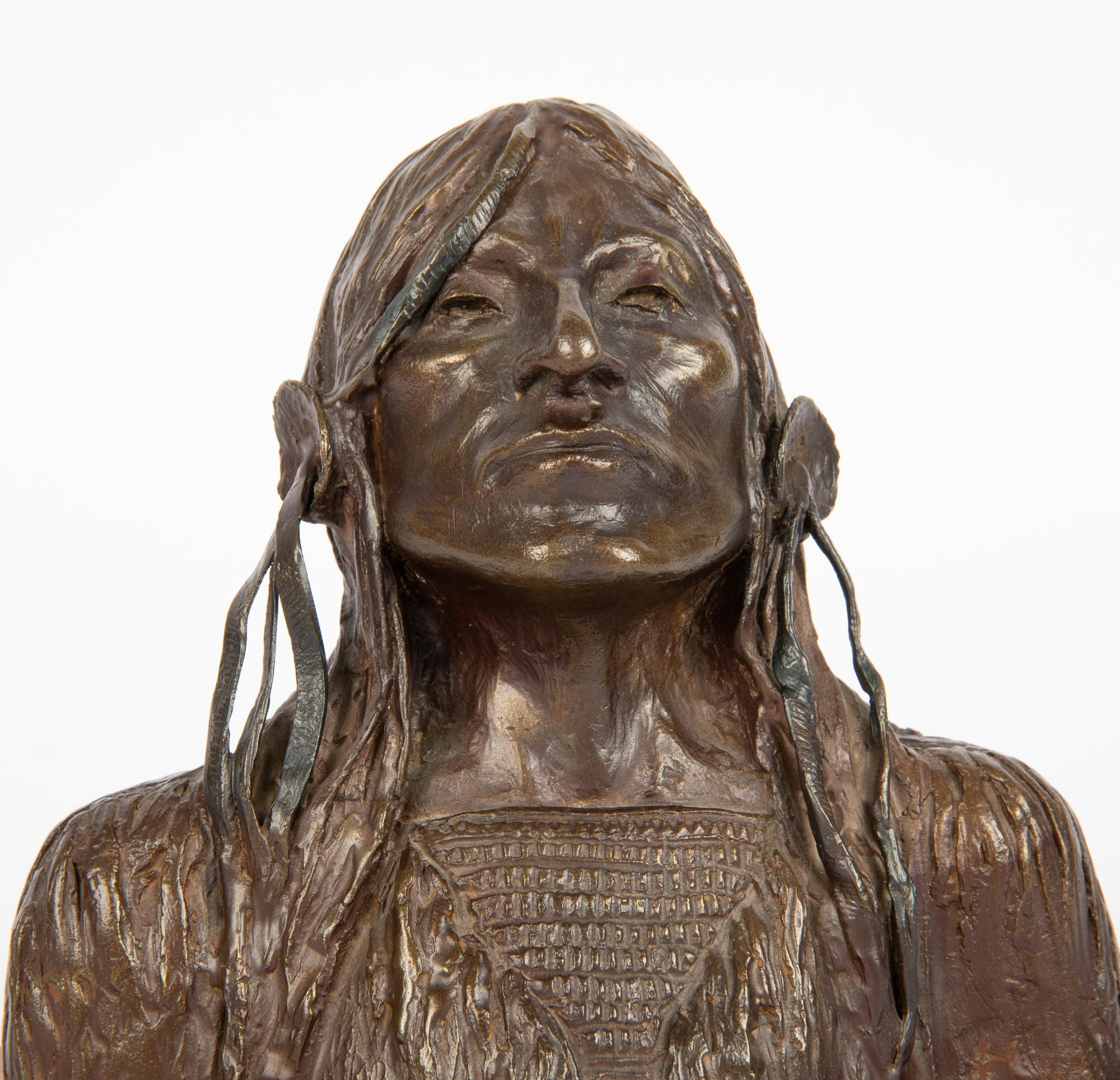 Bust of an Indian , edition 7/12