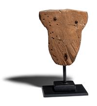 An Egyptian Painted Wood Mummy Mask