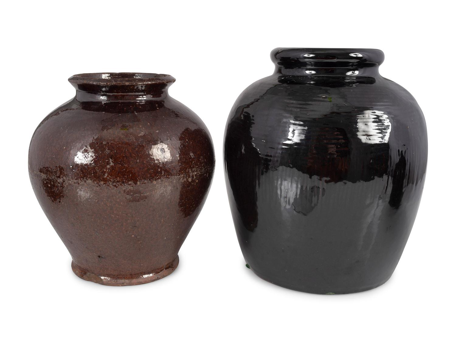 Five Redware Vessels