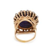 SAPPHIRE AND DIAMOND RING