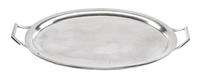 An Austro-Hungarian Silver Tray, Vienna, Late 19th/Early 20th Century, of handled oval form.
