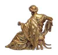 A Continental Brass Figure