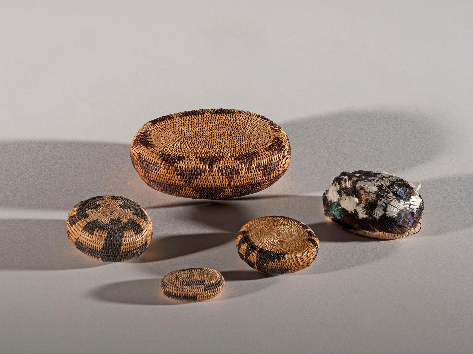 Collection of Miniature Pomo Baskets