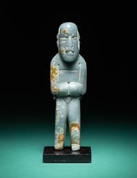 An Olmec Jade Standing Figure