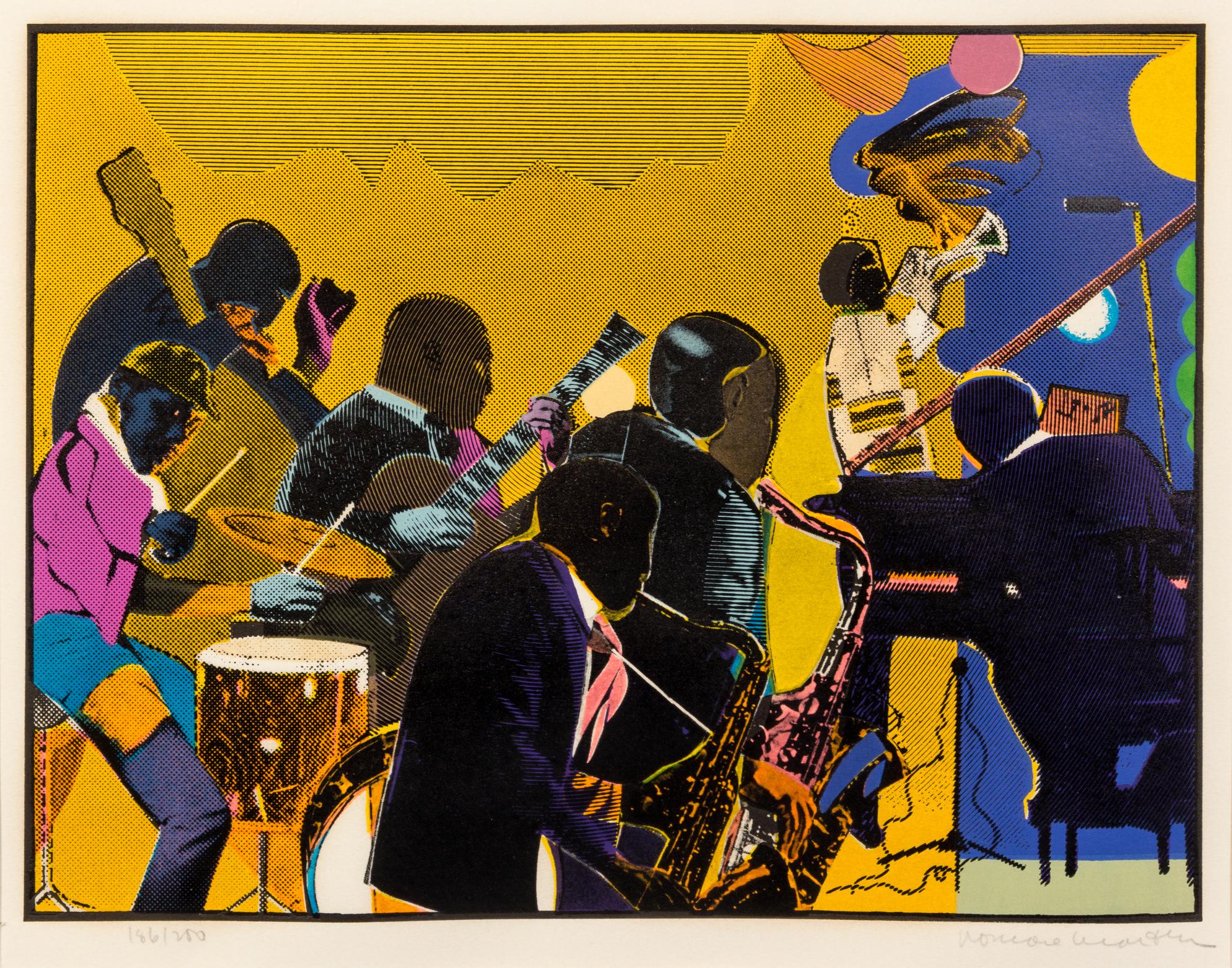 Romare Bearden, (American, 1911-1988), Out Chorus, 1979-80