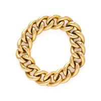 YELLOW GOLD CURB LINK BRACELET
