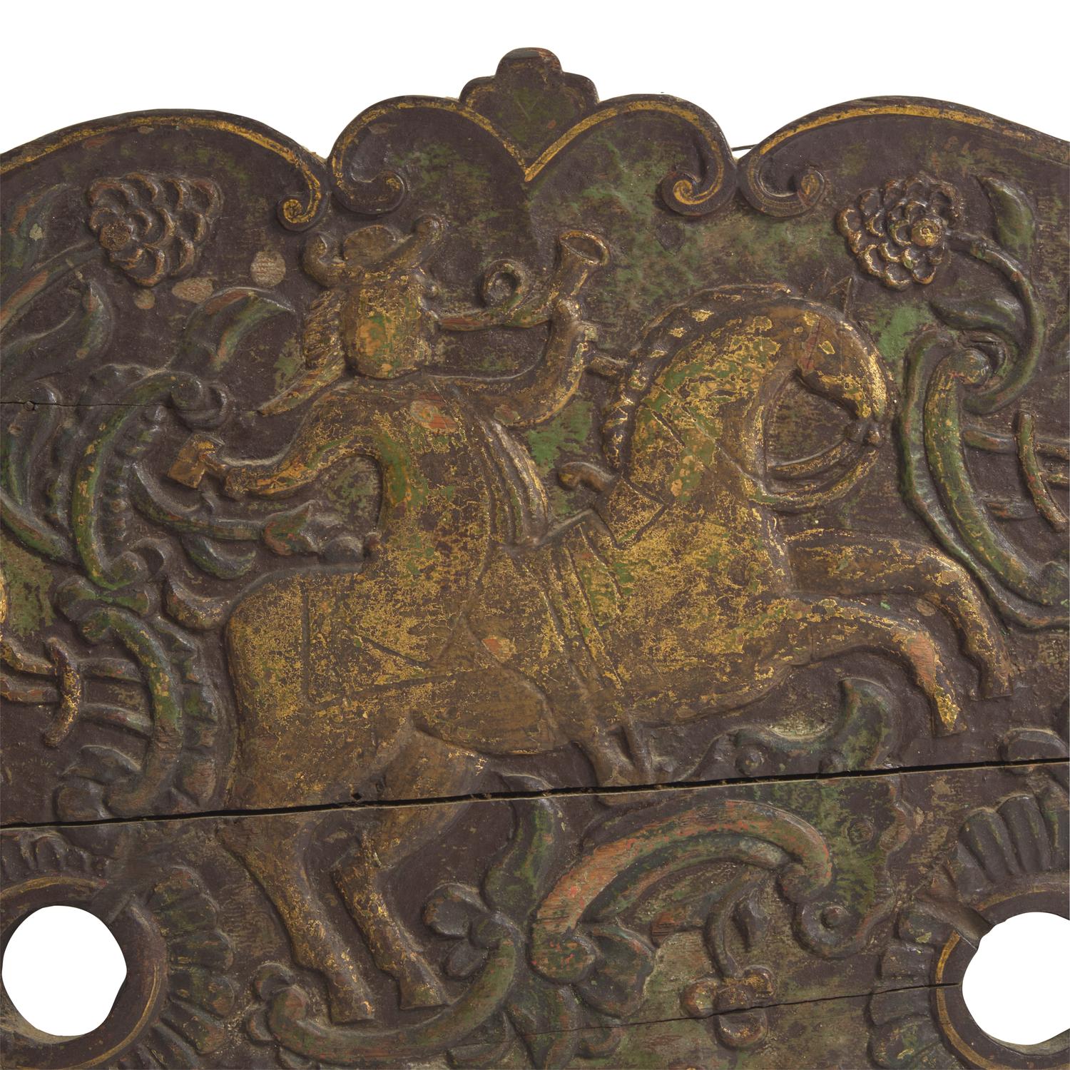 A German Carved and Painted Trade Sign
