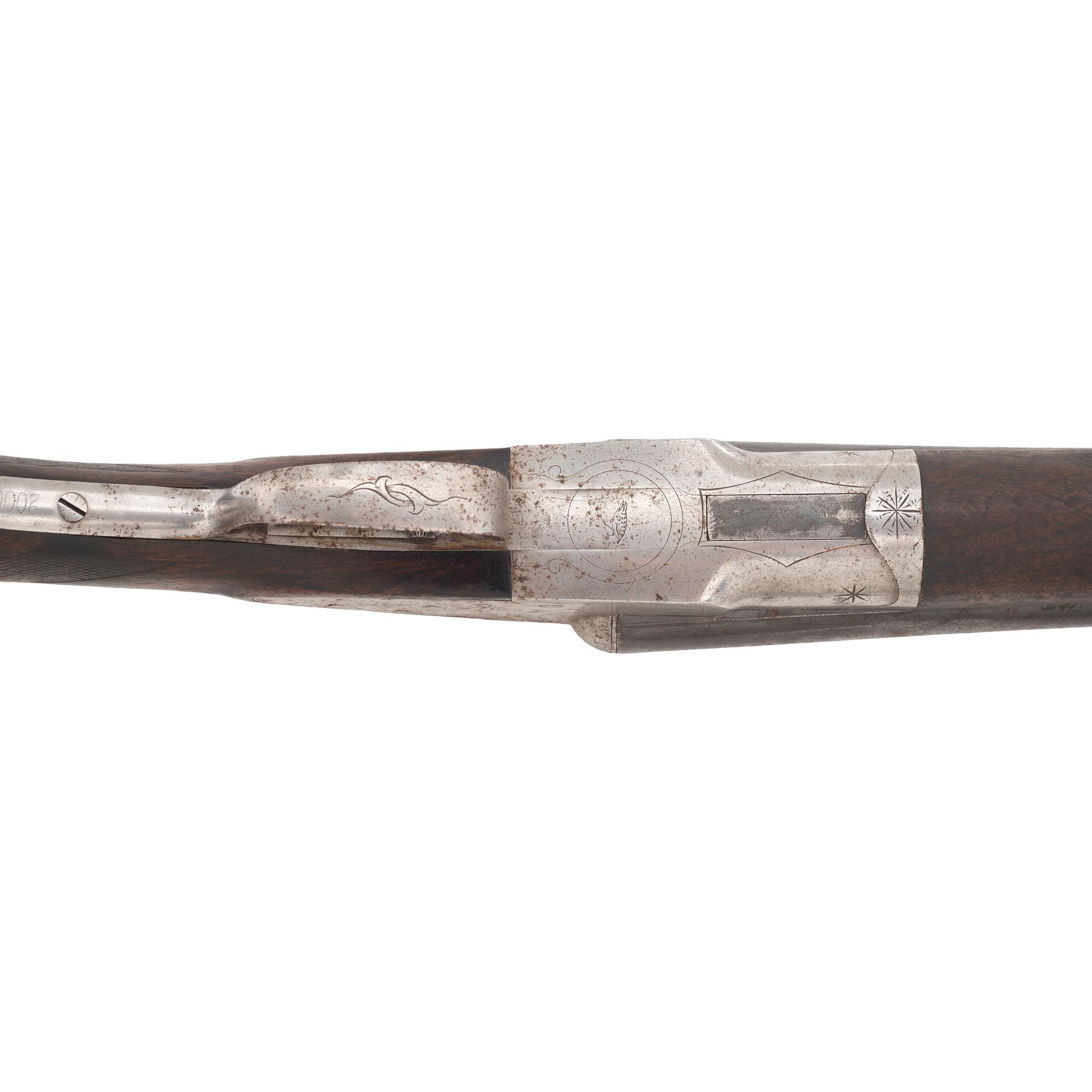 **Baker Gun Co. Batavia SxS Hammerless Shotgun with Krupp Steel Barrels