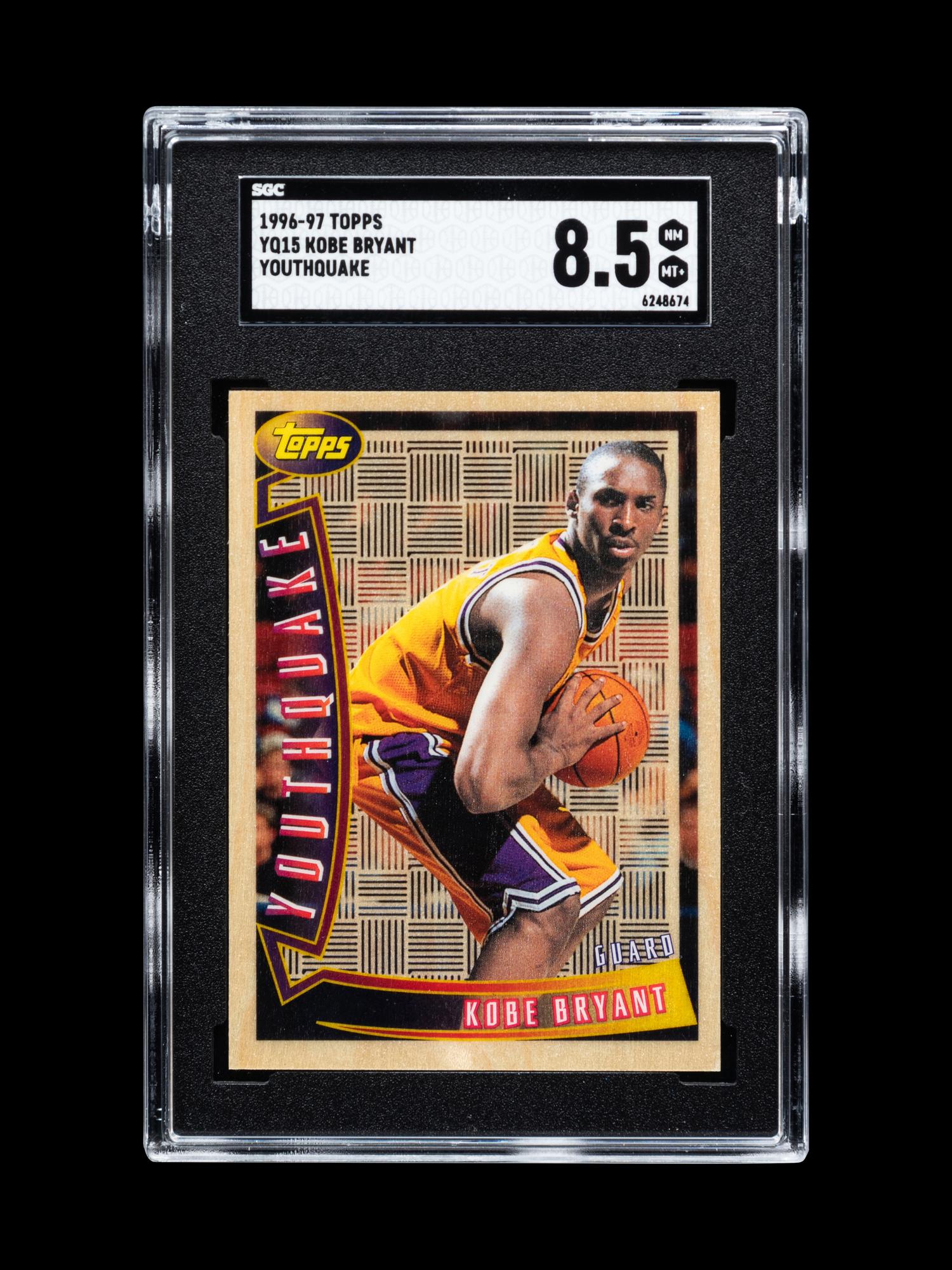 A Group of 1996-97 Topps Youthquake Kobe Bryant Rookie Basketball Cards,