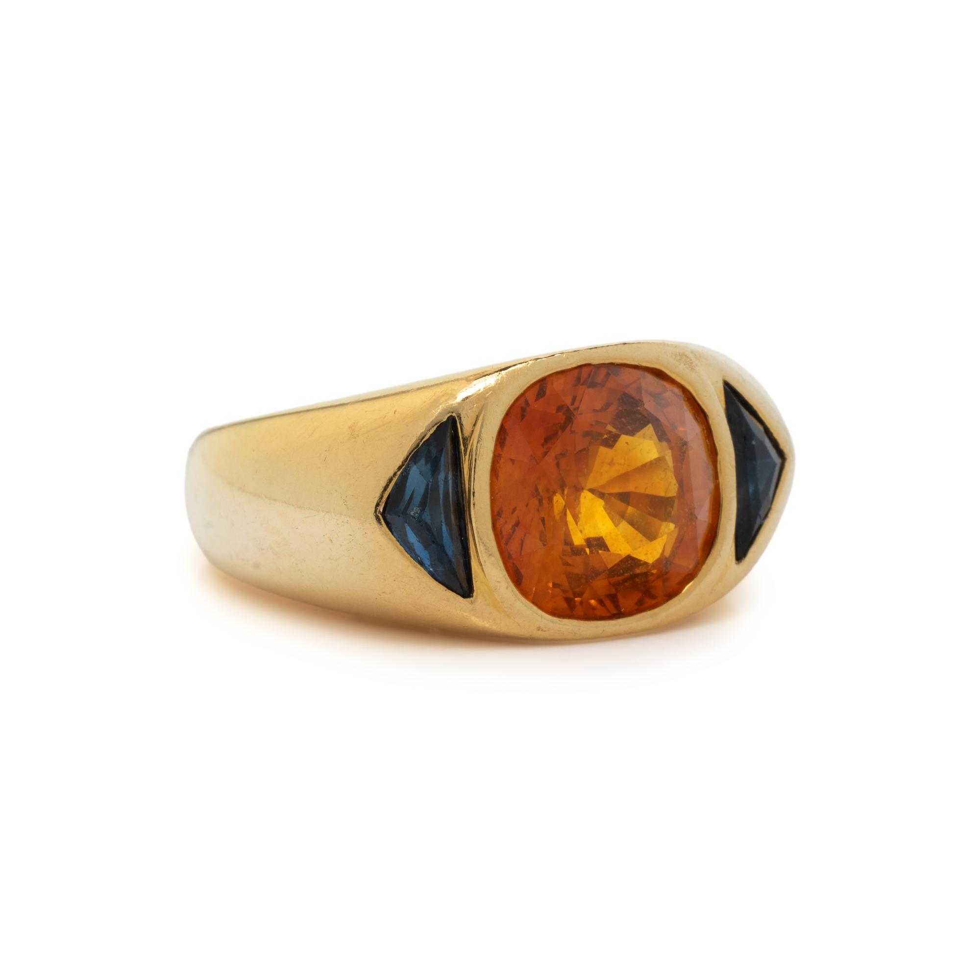 MULTICOLORED SAPPHIRE RING