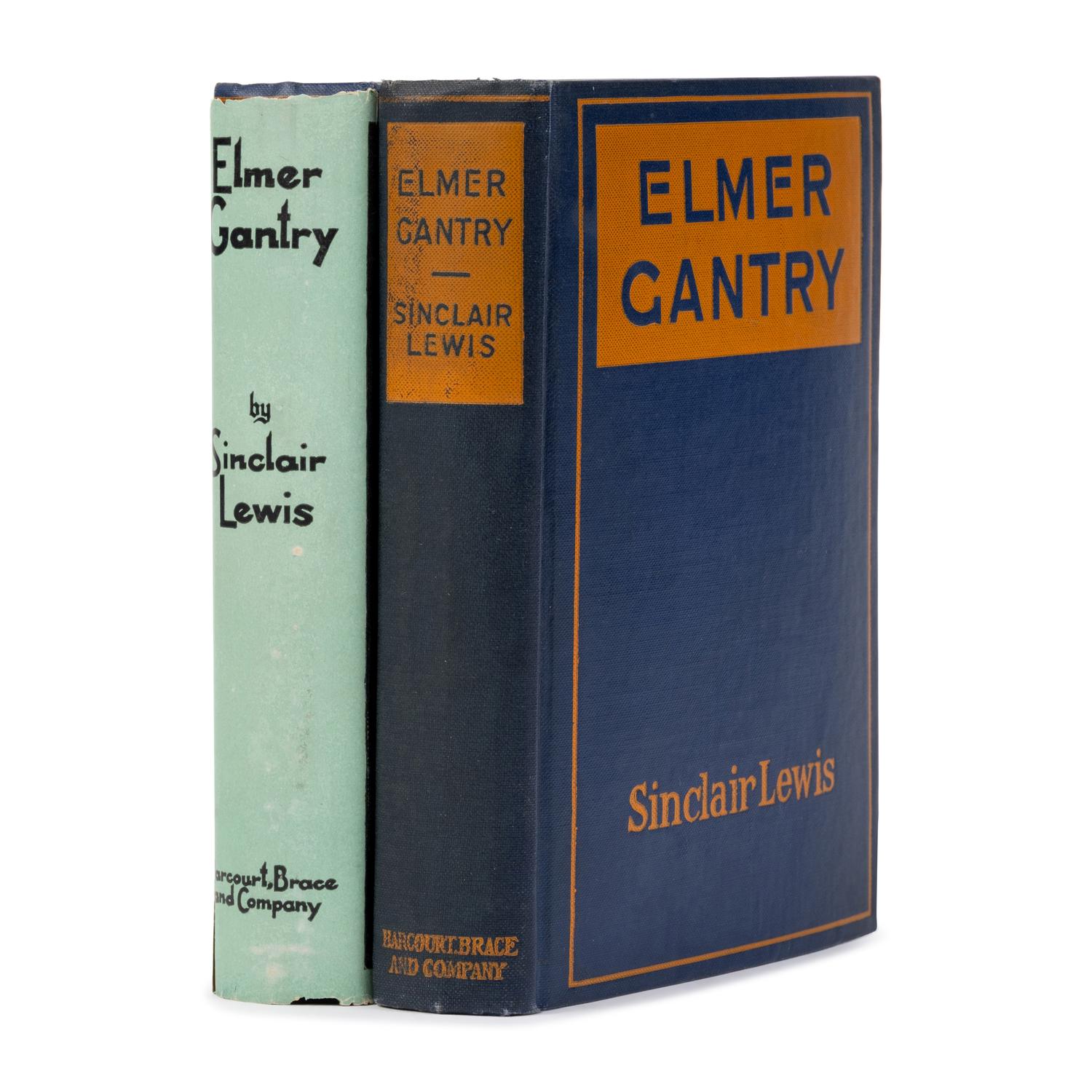 Lewis, Sinclair (1885-1951). Elmer Gantry . New York: Harcourt, Brace, & Co., 1927.