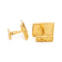 Yellow Gold Cufflinks