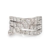 Diamond and White Gold Ring
