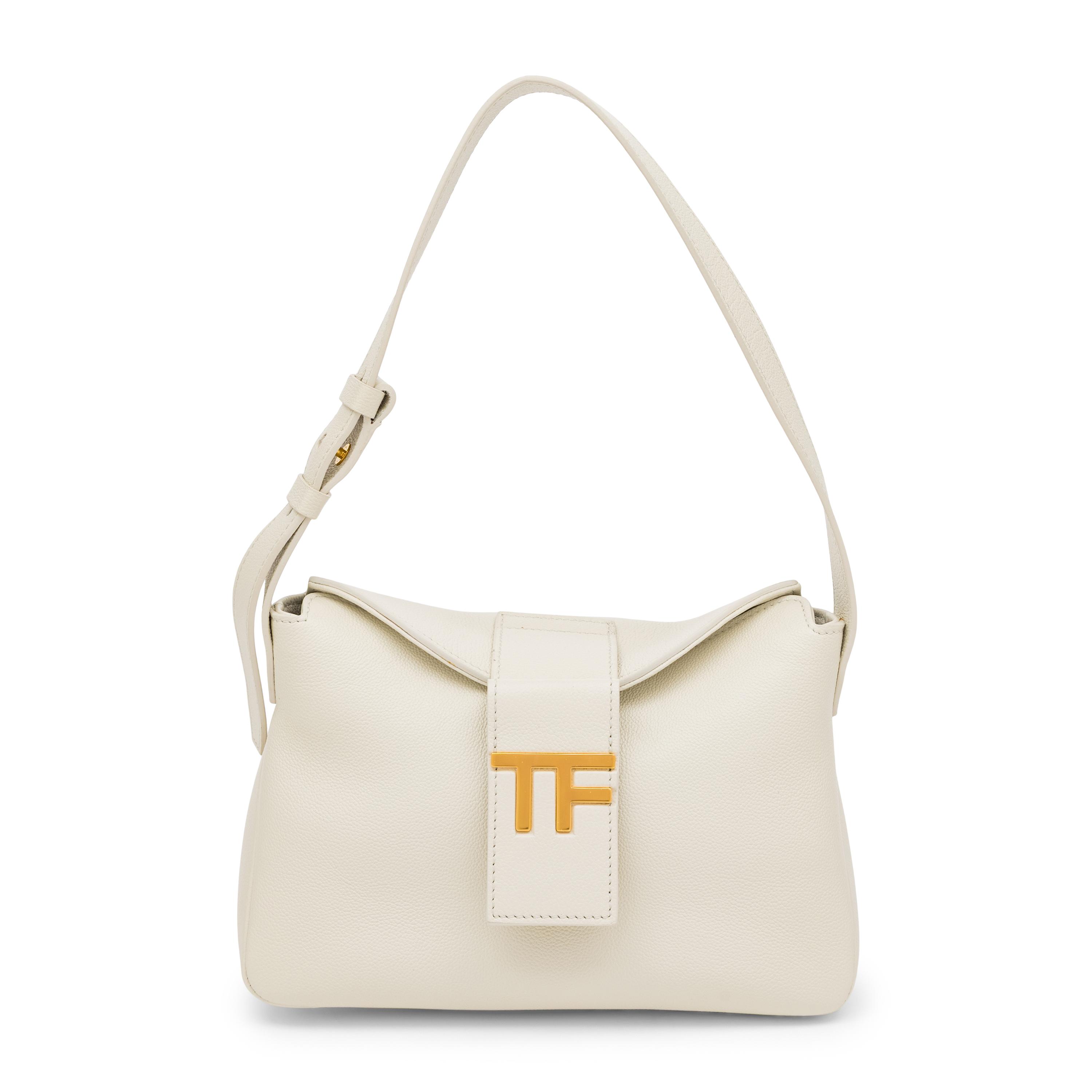 Tom Ford, Mini TF White Leather Bag