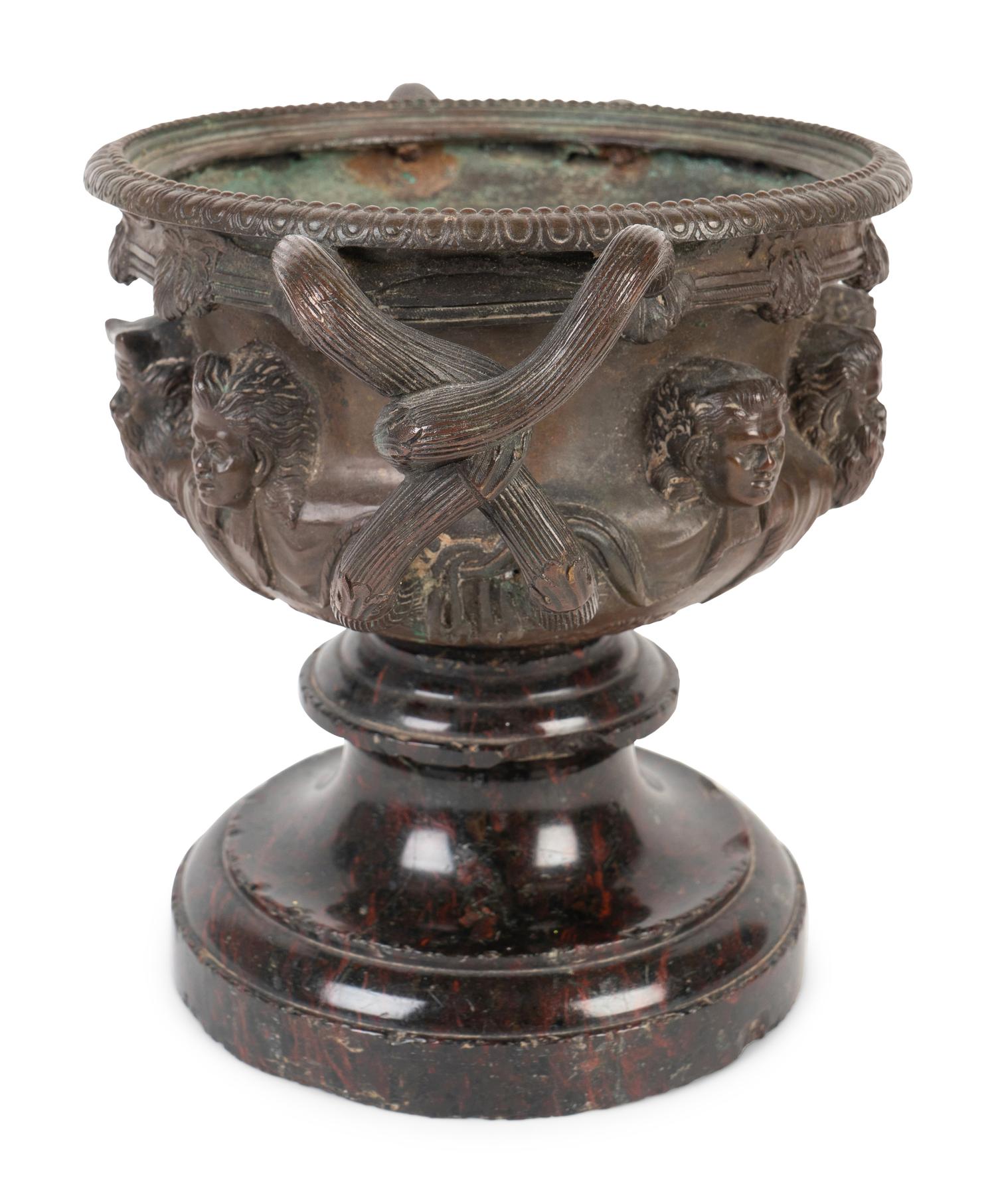 A Grand Tour Bronze of the Warwick Vase — LATE 19TH CENTURY