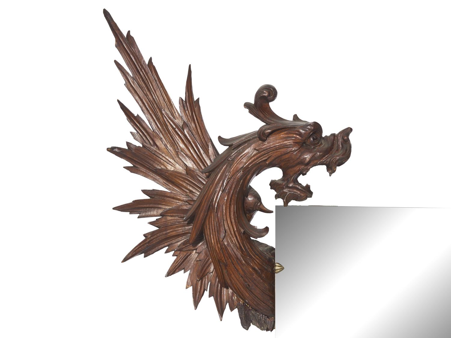 A Mirror with Dragon Design