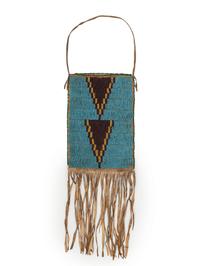 Blackfeet Beaded Hide Bag