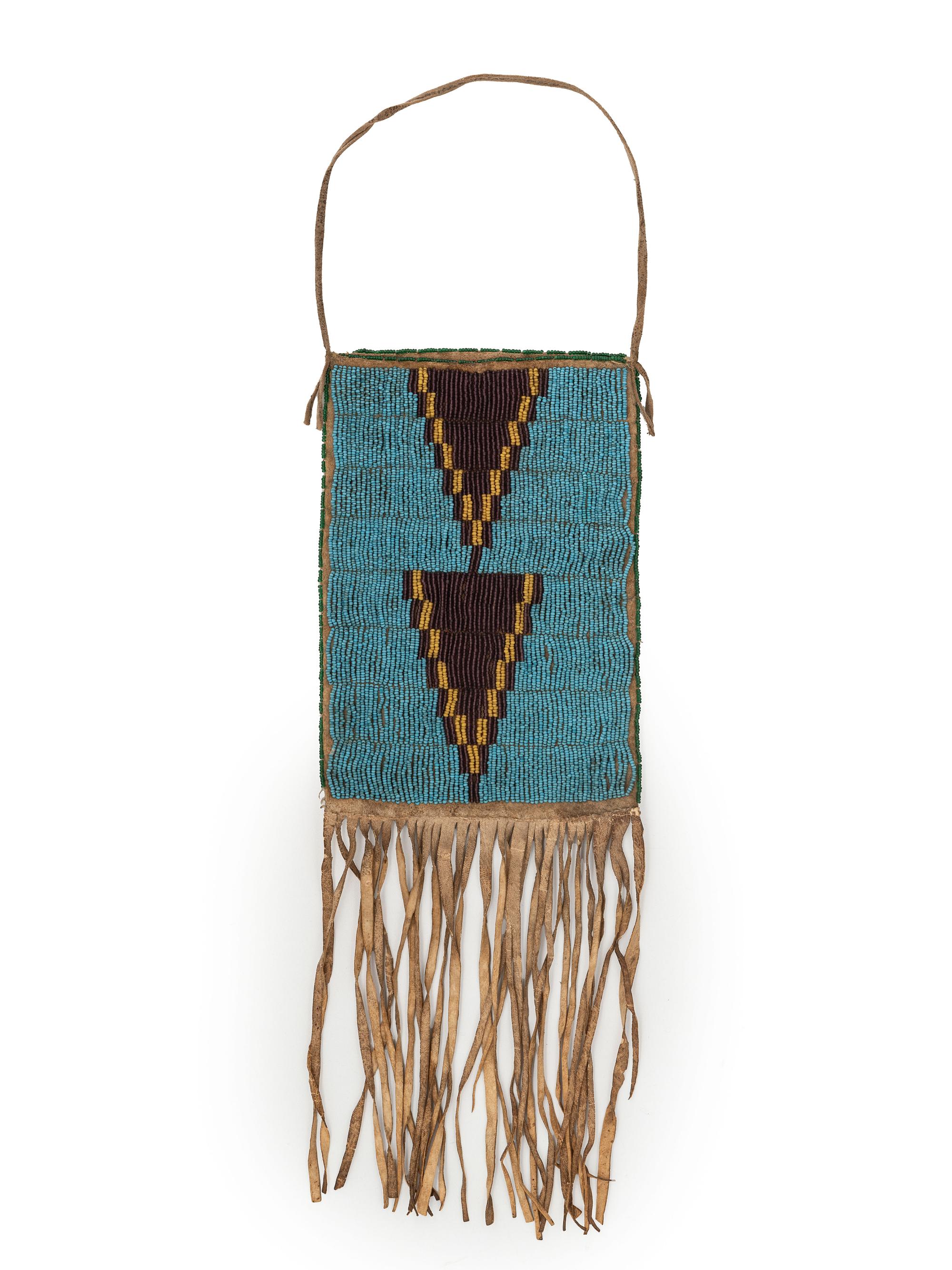 Blackfeet Beaded Hide Bag