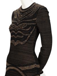 Two Designer Dresses: One Roberto Cavalli, One Pauline Trigère,1990-2010s