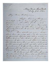 [CIVIL WAR - NAVY]. A group of documents related to artillery, mechanics, and gunboat specifications, including: